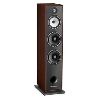 Triangle - Altoparlante Colonna Hi-Fi BOREA BR10 - Potenza Massima 200W - Sensibilità 92 dB/W/m – Speaker da 21 cm – Musica e Home Cinema Versatili - 245 x 1110 x 380 mm - Noce (Pezzo)