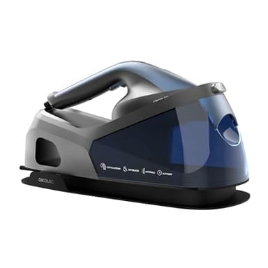 Cecotec Centro Stiratura Verticale IronHero V-2400 Station.2400W, Piastra Ceramica Turbo Slide, Serbatoio 1,2L, 3 Modalità, Flusso vapore 180 g/min, Colpo di Vapore 370 g/min, Schermo LED, Anticalcare