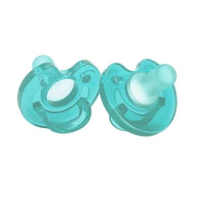 Succhietto MijnNami – 2 pezzi – Nicu – 100% silicone alimentare – tettarella neonatale – adatto per neonati prematuri – 0 – 6 mesi – silicone di qualità alimentare (turchese)