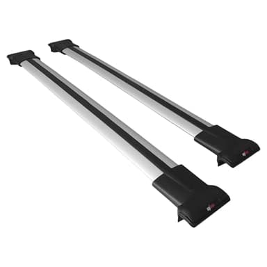 Apline Compatibile con Fiat Scudo 2 2007-2016 Fly Model Barre Tetto Portapacchi Auto Barre Portatutto Grigo Alluminio 2 Barre