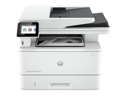HP LaserJet Pro MFP 4102fdw 2Z624F, Stampante Multifunzione A4, Stampa Fronte e Retro Automatico in b/n, 42 ppm, USB Host, Wi-Fi, Ethernet, Fax, ADF, HP Smart, Bianca