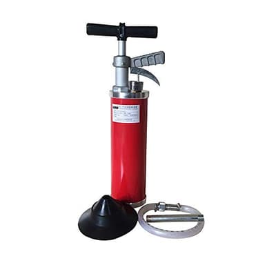 TongNS1 Sturalavandino Ad Aria Compressa Pistone A Alta Pressione Draga Drenatore Scarico Pulitore Pompa con 1 Testa di Conversione per WC Lavello Pavimento Lavabo Bagno