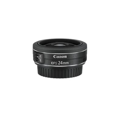 Canon Obiettivo Pancake EF-S 24 mm F/2.8 STM, Nero/Antracite