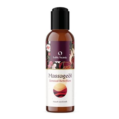 Baltic Beauty Olio da massaggio esclusivo – Sensual Rebellion – Olio da massaggio di alta qualità per massaggi sensuali e rilassanti con profumo seducente e ingredienti nutrienti