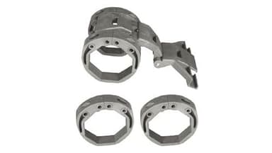 Dieffematic EUROBLOCK Blocco di Sicurezza Antisollevamento Tapparelle - Dispositivo Antieffrazione per Asse Ottagonale 60mm - Sistema 2 Elementi