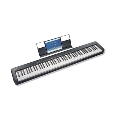 Casio CDP-S110BK Pianoforte digitale con 88 tasti pesati, 10 suoni, nero