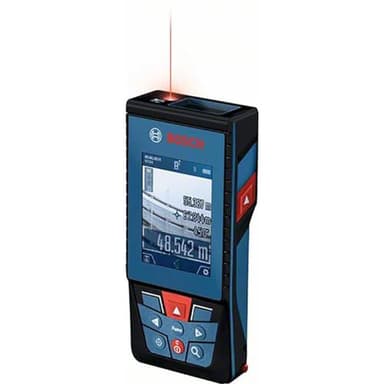 Bosch Professional Metro Laser Distanziometro Laser GLM 100-25 C (telecamera integrata, raggio d'azione: fino a 100 m, robusto, IP54, ± 1,5 mm*, 3 batterie AA, cinturino da polso, custodia)