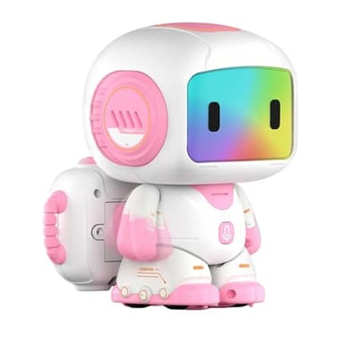 Robot Giocattolo Educativo per Bambini,Programmabile E Ricaricabile Con Luce E Musica | Robot Interattivi Divertenti per Bambini - per Ragazze e Ragazzi Famiglia Scuola Casa Giochi Viaggi Campeggio Pi