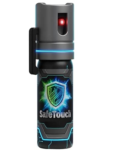 Spray tascabile 100% legale | Solo 8cm I Blocco di sicurezza I Formato compatto per borsa, tasca o zaino | Getto Nebulizzato I Rupias