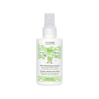 Deacare Baby SPRAY PROTEZIONE ZANZARE E INSETTI NATURALE per neonati e bambini. 100 ml