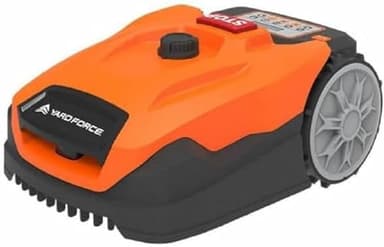 Yard Force Robot tosaerba XPower 400 fino a 400 mq, robot autocomandante con controllo Bluetooth e app, sensore di pioggia, motore brushless, pendenza del 40%, con batteria agli ioni di litio da 20 V,