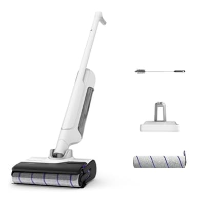 Rowenta X-Clean 10, Lavapavimenti Senza Fili, Autonomia 60', Tecnologia Smart, Assistente Vocale, Autopulizia e Asciugatura, Doppio Serbatoio Solido/Liquido, Tutti i Pavimenti, Pulizia Bordi, GZ7540