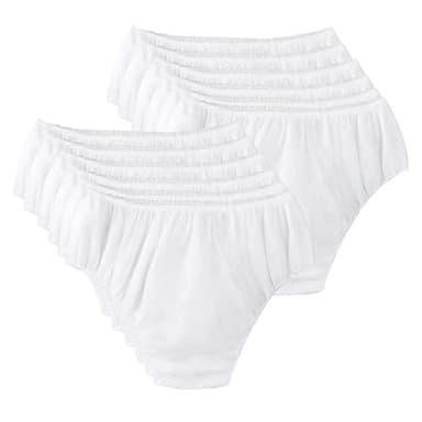 YAPKOLV 10 Pezzi Mutande Usa e Getta Unisex in Tessuto Non Tessuto per Viaggi, Campeggio, Spa