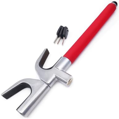 RADIKAL RK1002 Antifurto Auto, Blocca Sterzo Sicurezza Premium, Blocco Volante Piu Forte, Alta Visibilitá e Deterrente, Bloccasterzo Meccanico Universale per Automobile SUV Macchina Furgone Camper