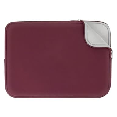 RAINYEAR 14 Pollici Laptop Sleeve Custodia Protettiva Fluffy Fodera Imbottita Borsa Compatibile con 15 Pollici Macbook Air M2 M3 M4, 14 Pollici Computer Notebook Ultrabook Chromebook, Rosso