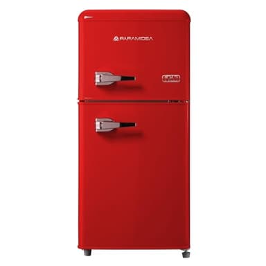PYRAMIDEA Frigo Retrò 100 litri lordi Color Ocra MAMBO105R