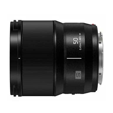 Panasonic LUMIX - Obiettivo per fotocamera serie S, 50 mm F1.8 con attacco a L, obiettivo intercambiabile per fotocamere digitali mirrorless full frame, S-S50, nero