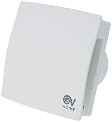 VORTICE Mex 100/4" LL 1S T 11314- Aspiratore Bagno 100mm e Cucina con Timer da Parete e Soffitto, Ventola Aspirazione a Basso Consumo, Rimuove Muffa e Umidità, Portata Massima 90m3/h, 17,3x17,3x12,6cm