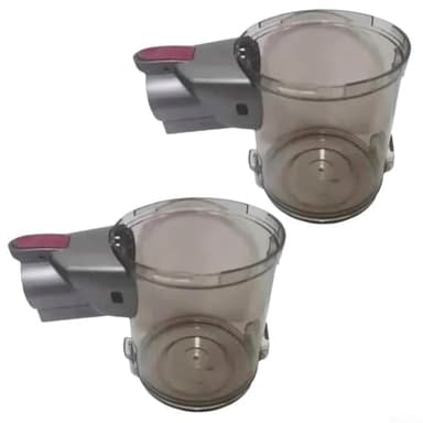 Pattumiera compatibile per aspirapolvere portatile HKoenig UP600/UP810, esperienza utente migliorata con design a presa (2 pezzi)