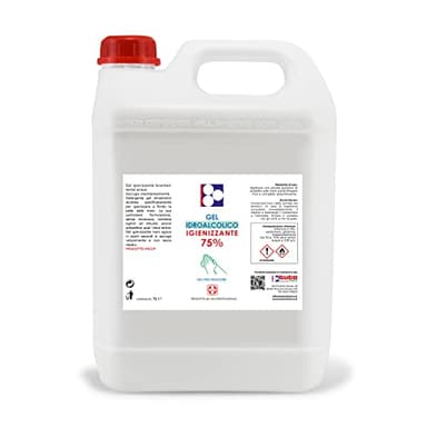 Gel igienizzante mani 5 LITRI alcool 75% - TUTO CHIMICA