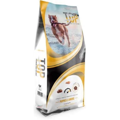 Dagel Mangimi - Top Puppies e Juniors - Alimento secco completo per l'accrescimento dei cuccioli di tutte le razze ricco di agnello, 1 confezione da 20 kg