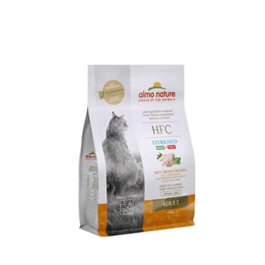 almo nature HFC Adult Sterilised, Crocchette per Gatti Adulti - Pollo Fresco - Sacco da 300 g