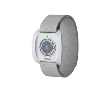 Beghelli Salvalavita Band Plus - Bracciale Anziani con Tasto SOS per Chiamate d'Emergenza, Resistente all'Acqua, Dispositivo Indossabile di Telesoccorso - da Collegare con Il Cellulare