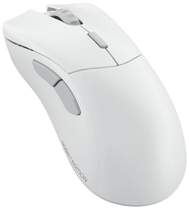 Glorious Gaming Model D 2 PRO 4K/8K Mouse da gaming senza fili - Wireless 2,4 GHz rit. 1 ms, polling 4.000/8.000, 100 mln clic, superleg. 62 g, batteria durevole, 26.000 DPI, RGB, ergonomico - Bianco