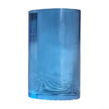 Puntali di ricambio in plastica trasparente solida per punte per stecche da biliardo e snooker, migliora la precisione e fornisce stabilità (blu)