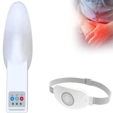 Dispositivo per terapia della prostata con 3 impostazioni di temperatura e vibrazione silenziosa ad alta frequenza per alleviare disuria e problemi urinari