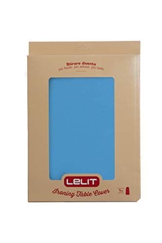 LELIT PA019 Telo copriasse imbottito azzurro, 129 x 44 cm