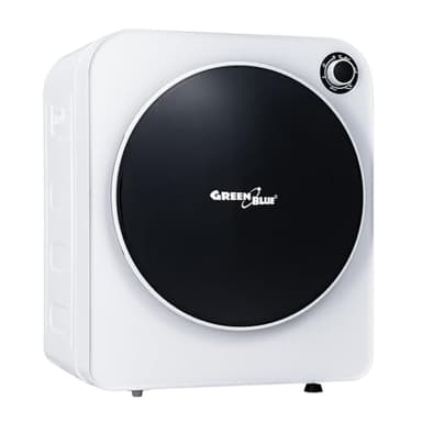 Green Blue GB410 Asciugatrice elettrica a Carica Frontale Capacità 3 kg 830 W Classe C, 5 Programmi, Dimensioni compatte 49,5 x 46 x 59,5 cm per Spazi Piccoli