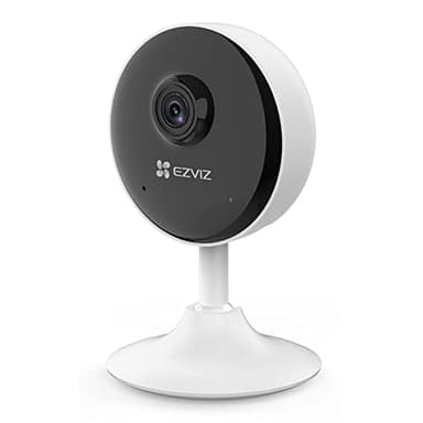EZVIZ C1C-B 1080P Telecamera di sorveglianza Wi-Fi per interni, Visione notturna 12 m, Audio bidirezionale, Rilevamento del movimento, 130 grandangolare, Wi-Fi 2,4 Ghz, Compatibile con Alexa