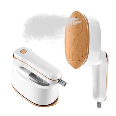 2-IN-1 Ferro da Stiro Verticale, Potente Stiratore Verticale per i Viaggi, Riscaldamento rapido, 3 Livelli di Vapore di uscita, Ferro da Stiro a Vapore Verticale Pieghevole per viaggi Casa e ufficio
