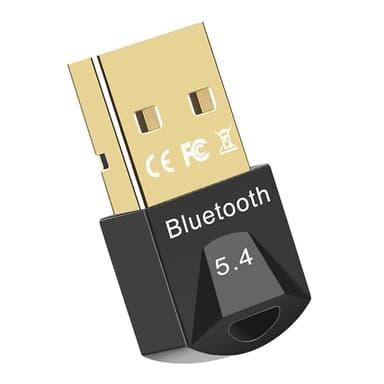 iLamvie Adattatore Bluetooth 5.4 USB per PC Chiavetta per PC, Adattatore Bluetooth, Plug-and-Play, per PC, Desktop, Laptop Compatibile con Windows 11/10/8.1/7