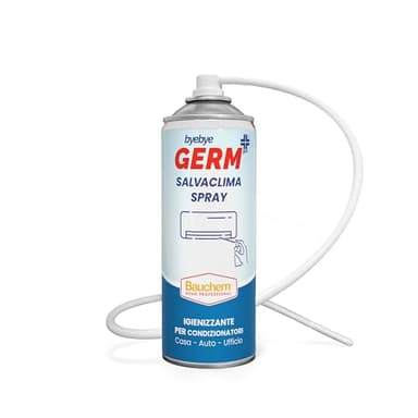 Bauchem Byebye Germ+ Salvaclima Igienizzante Spray per Condizionatori Ambienti e Auto 400 ml
