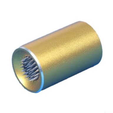 Axorafow Strumento per stecca da biliardo in alluminio con punta a chiodo, ritenzione del gesso migliorata e palla, accessorio compatto per biliardo, biliardo e giocatori di biliardo (3 cm x 1,8 cm