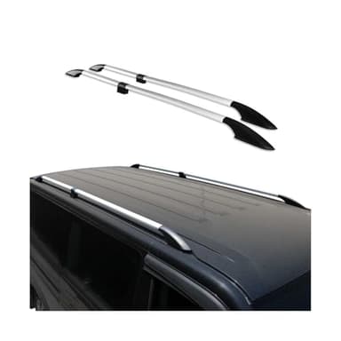 BARRE PORTATUTTO BARRE PORTATUTTO COMPATIBILE CON FIAT Scudo Van 2006-2016 L1 | GRIGIO 2 PEZZI IN ALLUMINIO anodizzato portabici portabagagli