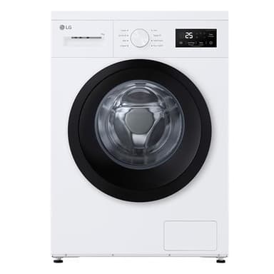 LG F4NA10S7NWK Lavatrice 7 kg Slim a Carica Frontale Serie A1, Classe A, 1400 Giri, Programma Igiene con Vapore, Lavaggio Rapido, Programma Lana, Libera Installazione, Design Essenziale, White