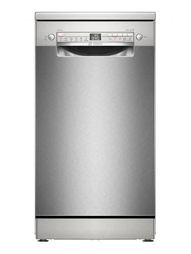 Bosch SPS2HKI58E Serie 2, Lavastoviglie Smart da libera installazione, Cestelli personalizzabili, Motore EcoSilence Drive, 10 coperti, Acciaio, 45 cm.