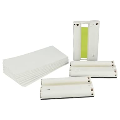 vhbw cartucce d'inchiostro ciano/magenta/giallo compatibile con Canon Selphy CP1500 stampante fotografica (compatibile, confezione da 3)
