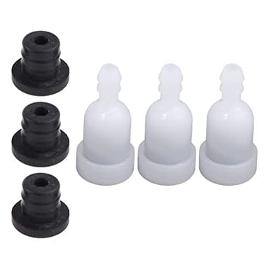 JSGHGDF Set di 3 valvole di controllo dell'aria per serbatoio di sfiato, adatte alla maggior parte delle motoseghe cinesi 4500 5200 5800 45cc 58cc 52cc BBT Ska Vent Fit motosega cinese