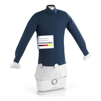 CLEANmaxx Ferro da stiro automatico per camicie PRO | Sostituisce il ferro da stiro, l'asse da stiro e la vaporiera | Ferro da stiro per camicie, bluse e camicie | Innovativo ed efficiente