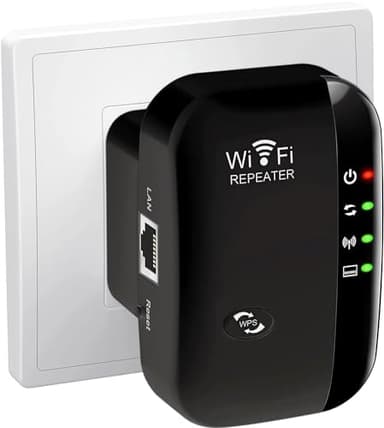 WiFi Ripetitore WiFi Booster 300Mbps 2,4 GHz Amplificatore di Segnale di Rete Wireless Avendo AP/RP e WPS Funzione, Compatibile con Tutti I Box Internet