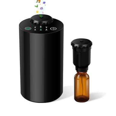 Diffusore di oli essenziali, Diffusore per auto, Timer e diffusore di olio essenziale, Funzionamento a batteria, per auto, camera, ufficio