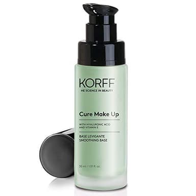 KORFF Base Effetto Anti-Rossore, Primer Make Up con Acido Ialuronico, Pelle Levigata, Corregge i Rossori, Uniforma l'incarnato, Migliora la Tenuta del Make-Up, 30ml