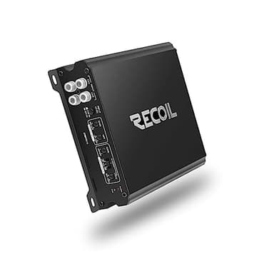 Recoil DI800.4 amplificatore audio per auto a 4 canali in classe D a gamma completa , 1500 watt, 2-4 Ohm stabili, alimentazione a Mosfet, collegabile a ponte