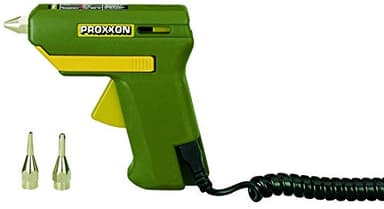 Proxxon Pistola incollatrice a caldo HKP 220 con temperatura controllata elettronicamente (200°), 3 ugelli intercambiabili in dotazione