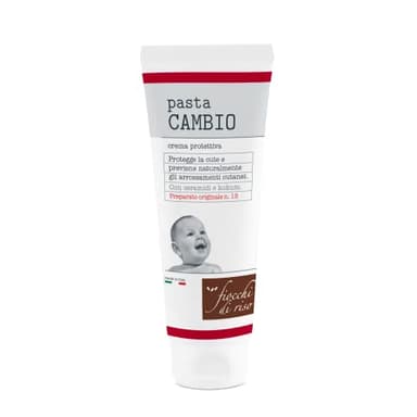 Fiocchi di Riso - Pasta CAMBIO - 100ml - CAMBIO PANNOLINO - Protegge e previene arrossamenti cutanei nelle zone intime del neonato.