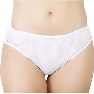 One-Wear Extra Morbida Slip USA e Getta Donna (5 Pezzi) Biancheria Intima Monouso Ideale per Mutande Post Parto USA e Getta, Slip Monouso, Viaggiare, Dopo Parto, Maternita' Emergenza